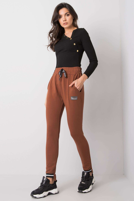 Gaiši brūnas bikses Luciana