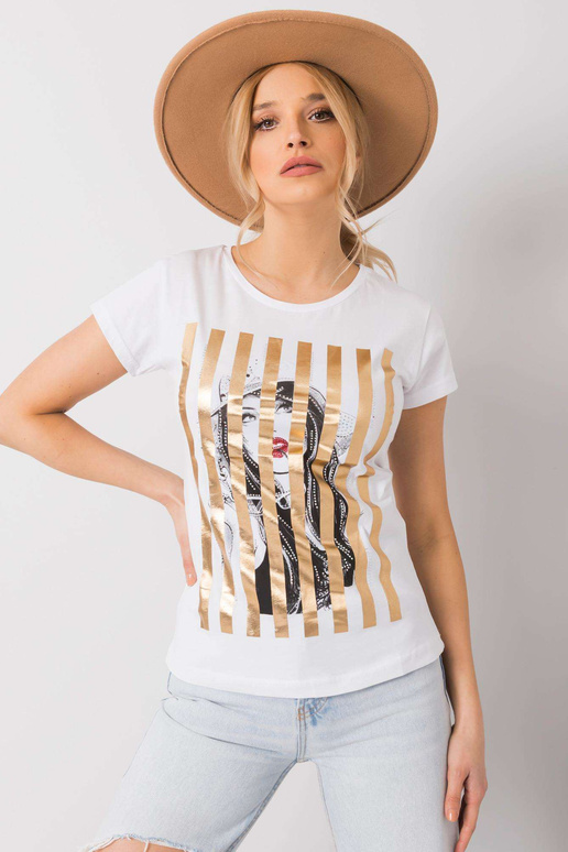 Valentīnas balts T-krekls