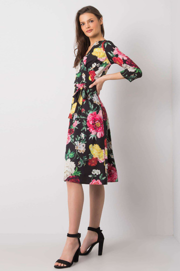 Melna Asther ziedu kleita 2