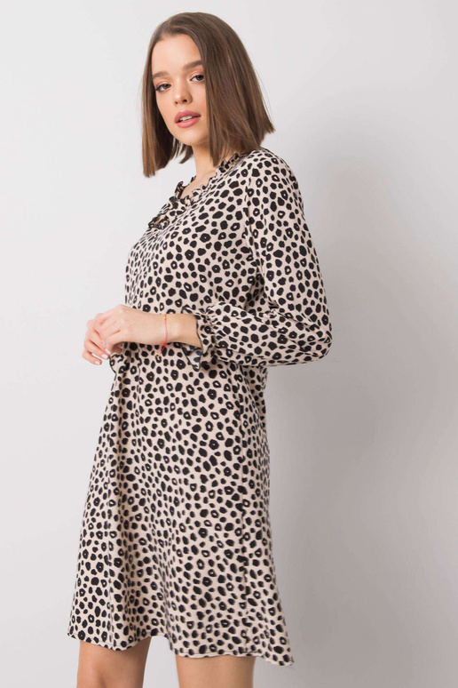 Gaiši bēša kleita Farrah RUE PARIS