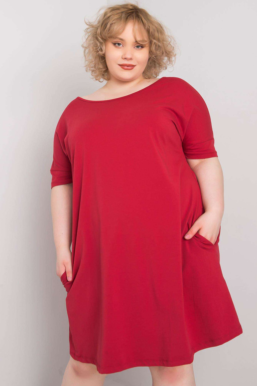 Bordo Bellamy liela izmēra kleita