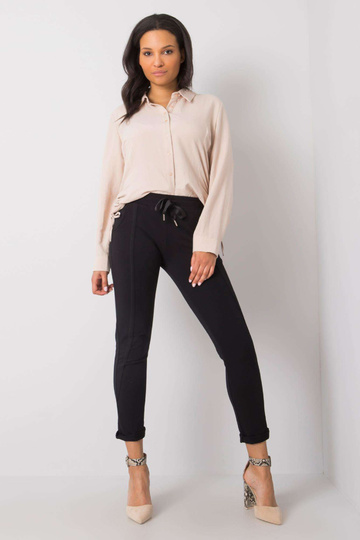 Hadley melnās sporta bikses