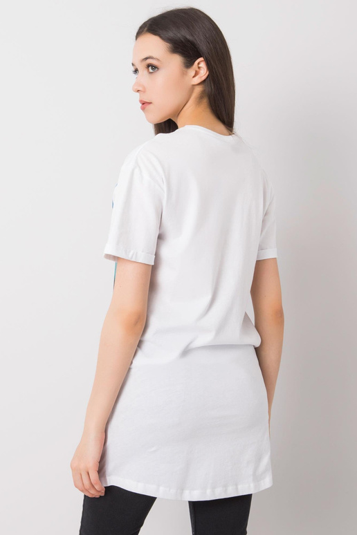 Balta tunika ar apdruku Dorothea...