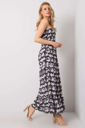 Melna ziedu kleita Nancey... 2