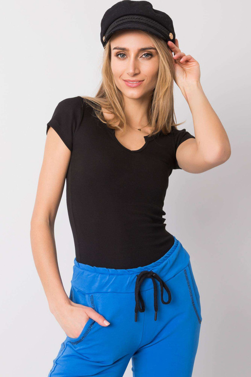 Melns Arlene OCH BELLA t-krekls