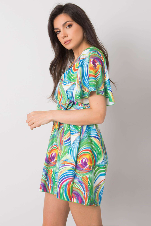 Balts kombinezons ar krāsainiem...