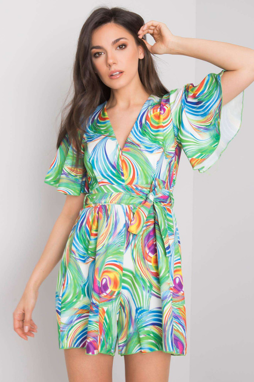 Balts kombinezons ar krāsainiem...