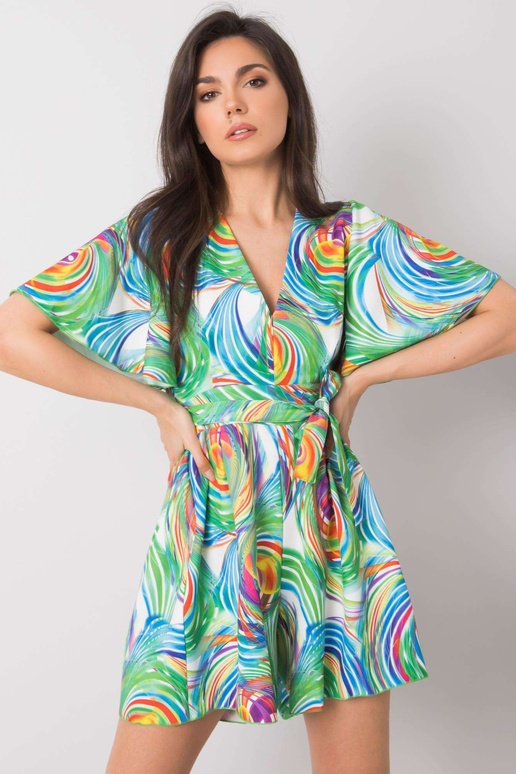 Balts kombinezons ar krāsainiem...