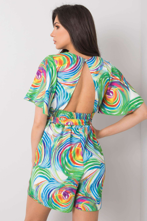 Balts kombinezons ar krāsainiem...