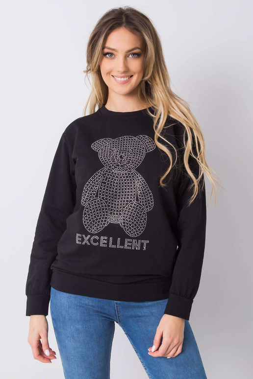 Melns sporta krekls ar Darla aplikāciju