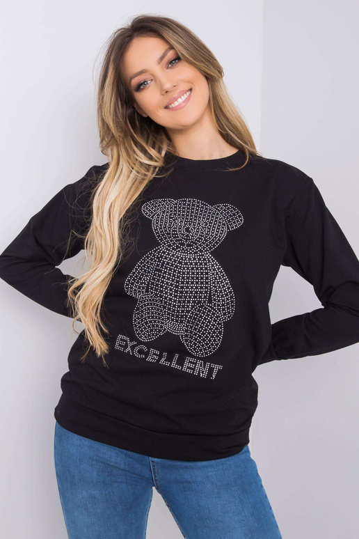 Melns sporta krekls ar Darla aplikāciju