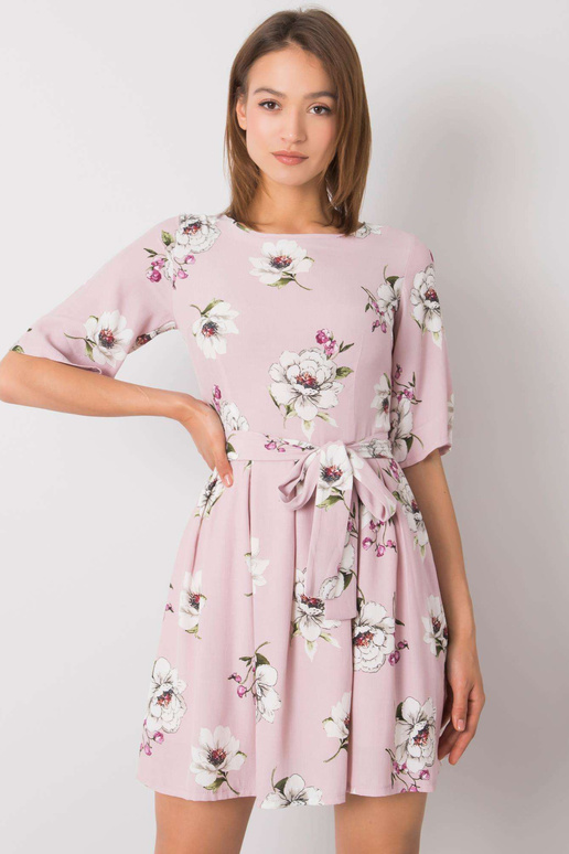 Azariah gaiši violeta ziedu kleita