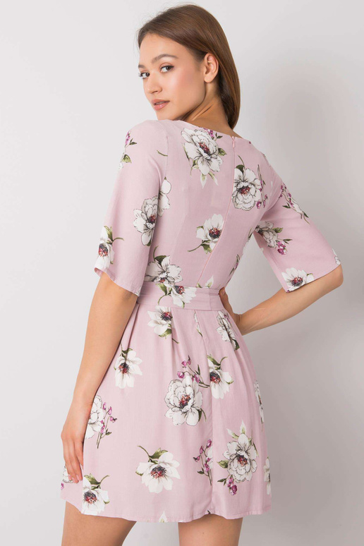 Azariah gaiši violeta ziedu kleita