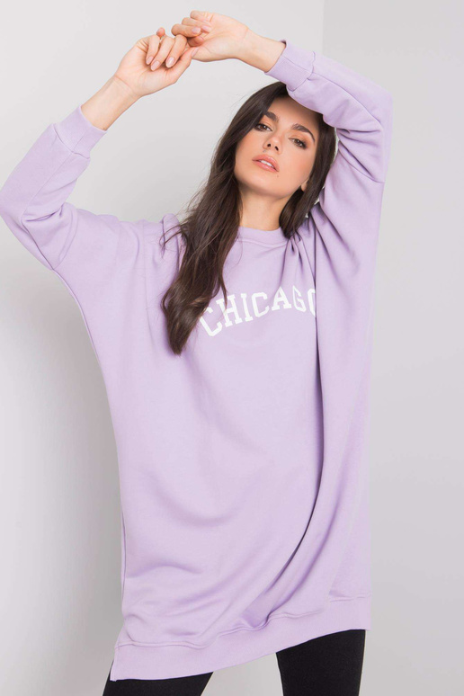 Gaiši violeta tunika ar uzrakstu...