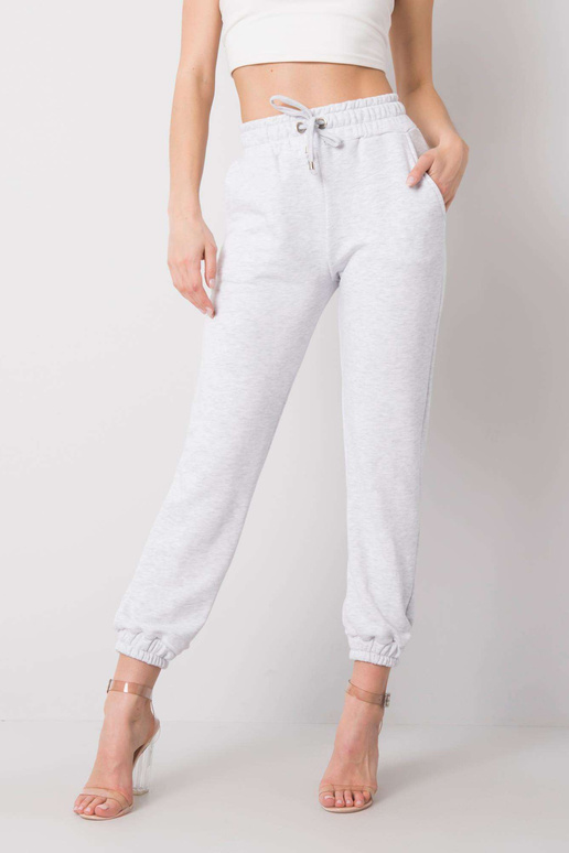 Gaiši pelēkas melanža bikses Agueda... Gaiši pelēkas melanža bikses Agueda...