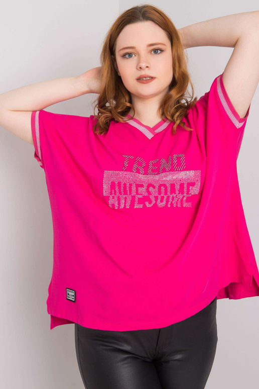 Fuksijas plus izmēra blūze ar Billi...