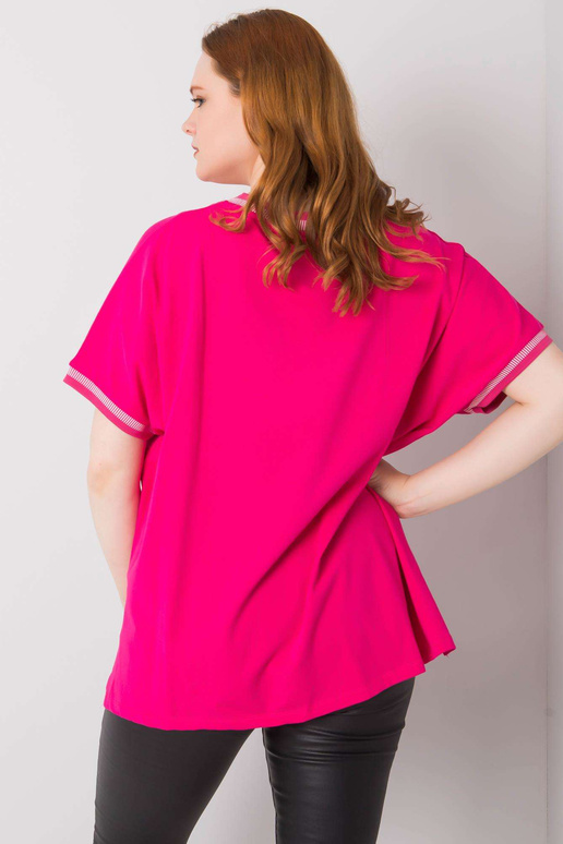 Fuksijas plus izmēra blūze ar Billi...