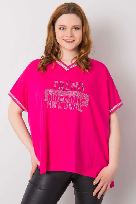 Fuksijas plus izmēra blūze ar Billi...