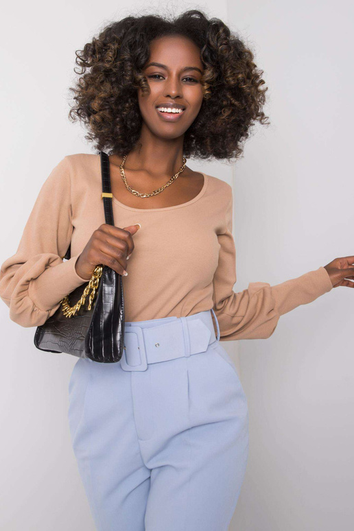 Tumši bēša ikdienas blūze Elsie RUE... Tumši bēša ikdienas blūze Elsie RUE...