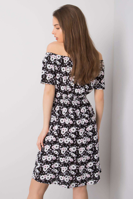 Melna ziedu kleita Savona SUBLEVEL