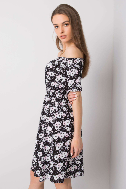 Melna ziedu kleita Savona SUBLEVEL