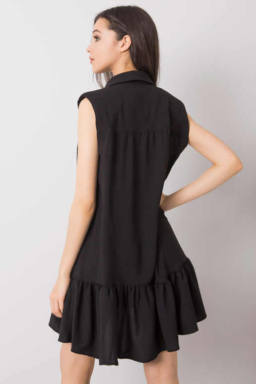 Melna kleita ar volāniem Odelia RUE...