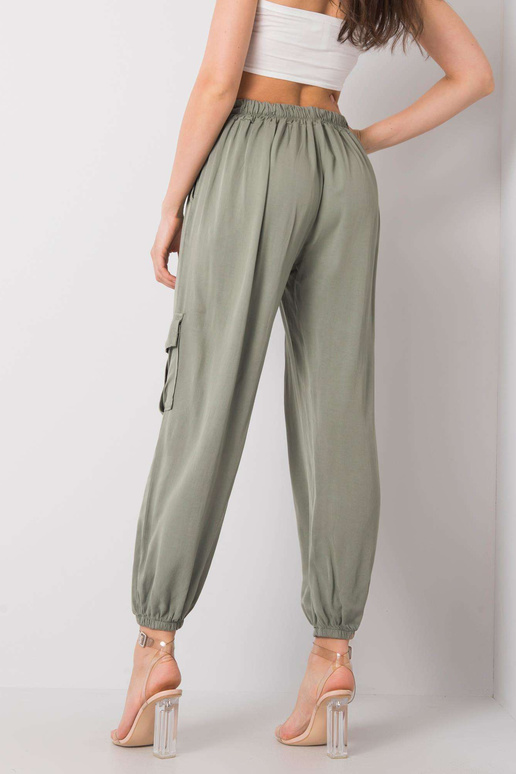 Haki krāsas bikses Lorrita OCH BELLA Haki krāsas bikses Lorrita OCH BELLA