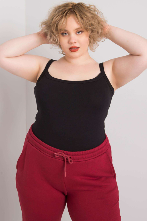 Melns tops plus izmēra basic Scarlette