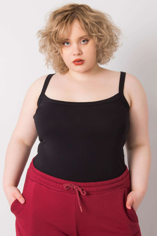 Melns tops plus izmēra basic Scarlette