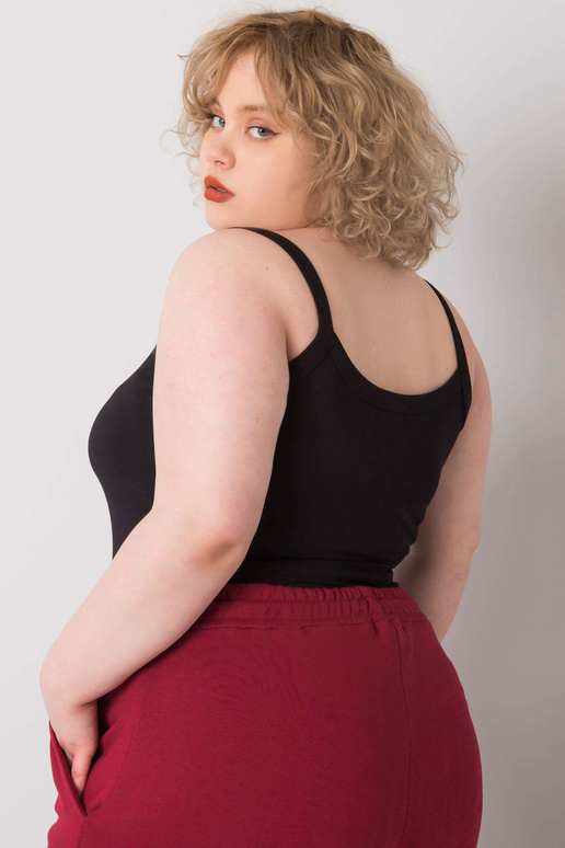 Melns tops plus izmēra basic Scarlette