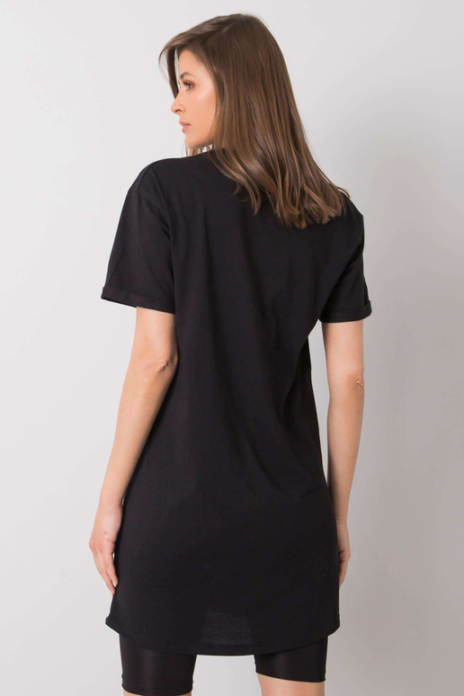 Melna tunika ar Eira SUBLEVEL apdruku