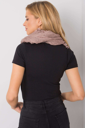 Brūna šalle ar bārkstīm