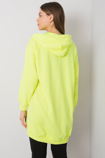 Fluo Yellow Hoodie Olive
