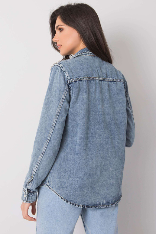 Anneka zils džinsu krekls