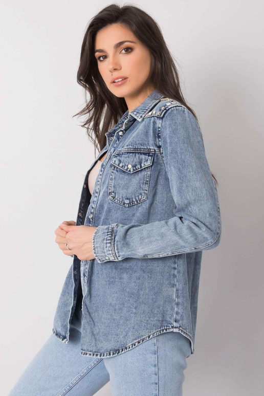 Anneka zils džinsu krekls