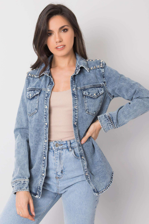 Anneka zils džinsu krekls