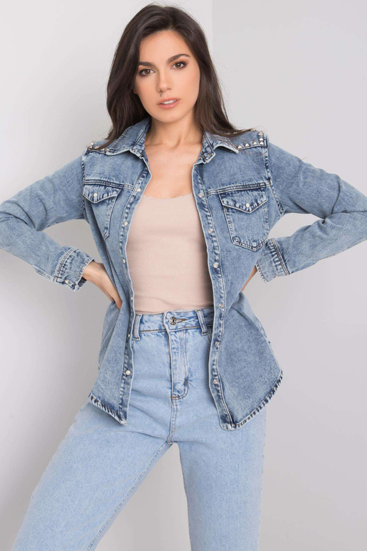 Anneka zils džinsu krekls
