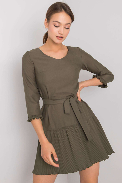 Khaki krāsas kleita Fleur