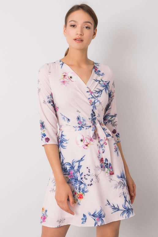 Bāli rozā kleita ar Elise rakstiem