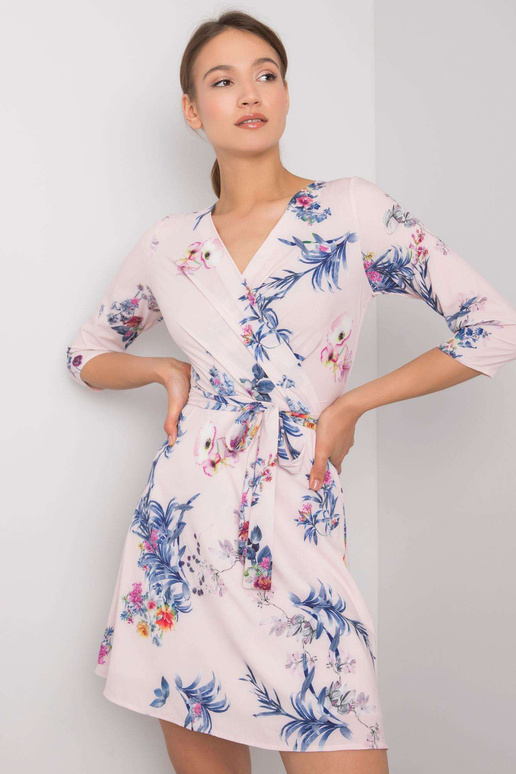 Bāli rozā kleita ar Elise rakstiem