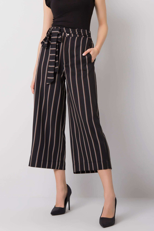 Melnas bikses Valerie RUE PARIS