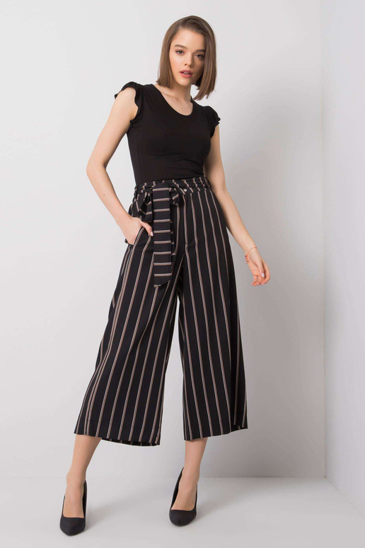 Melnas bikses Valerie RUE PARIS