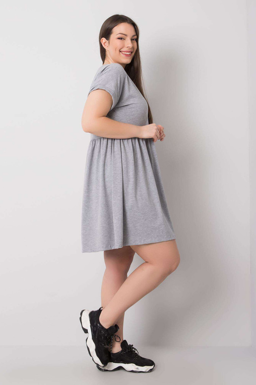 Pelēka melanža kokvilnas liela izmēra...