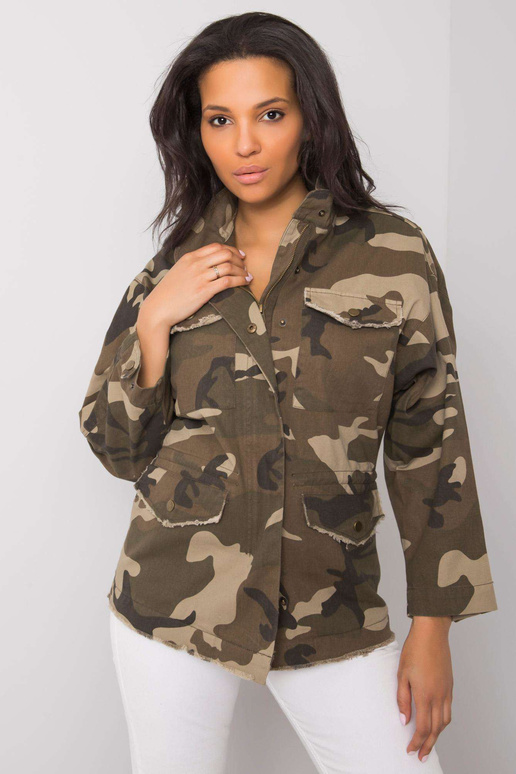 Haki kamuflāžas jaka Rochelle