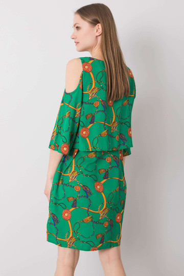 Zaļa kleita ar apdrukām... 2