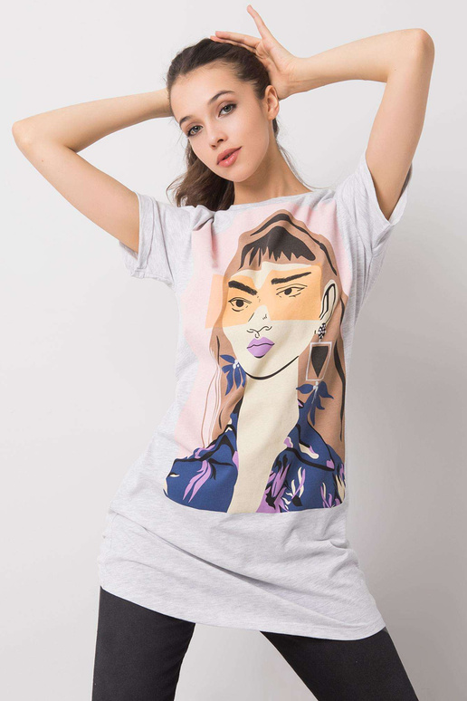 Gaiši pelēka tunika ar Circe SUBLEVEL...