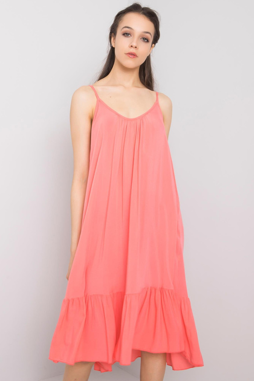 Madilyn OCH BELLA koraļļu volānu kleita