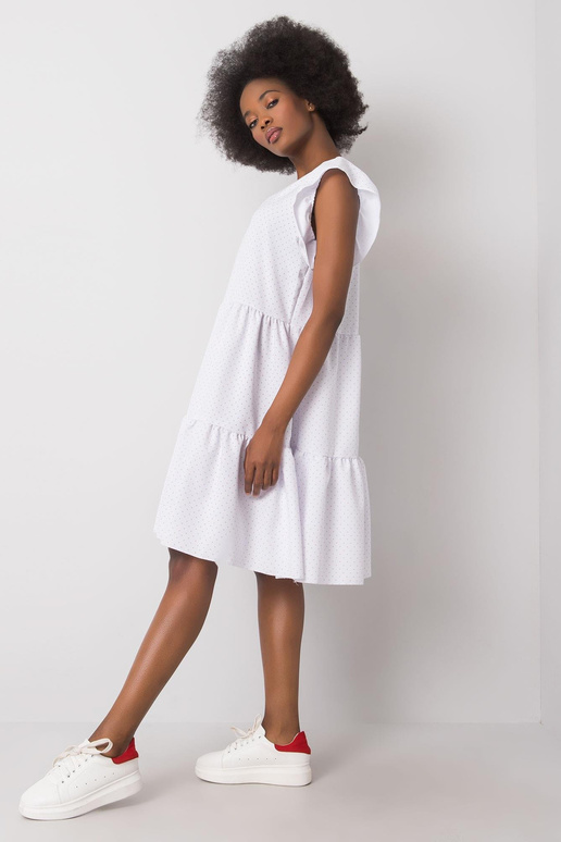 Balta punktveida kleita Aubriella RUE...