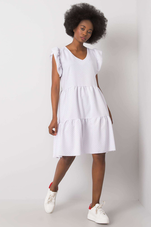 Balta punktveida kleita Aubriella RUE...