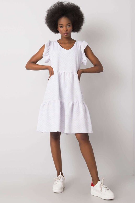 Balta punktveida kleita Aubriella RUE...